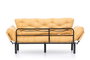 Atelier Del Sofa Nitta Triple - Sofá cama de 3 plazas, Mostaza